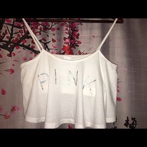 VS Pink crop top